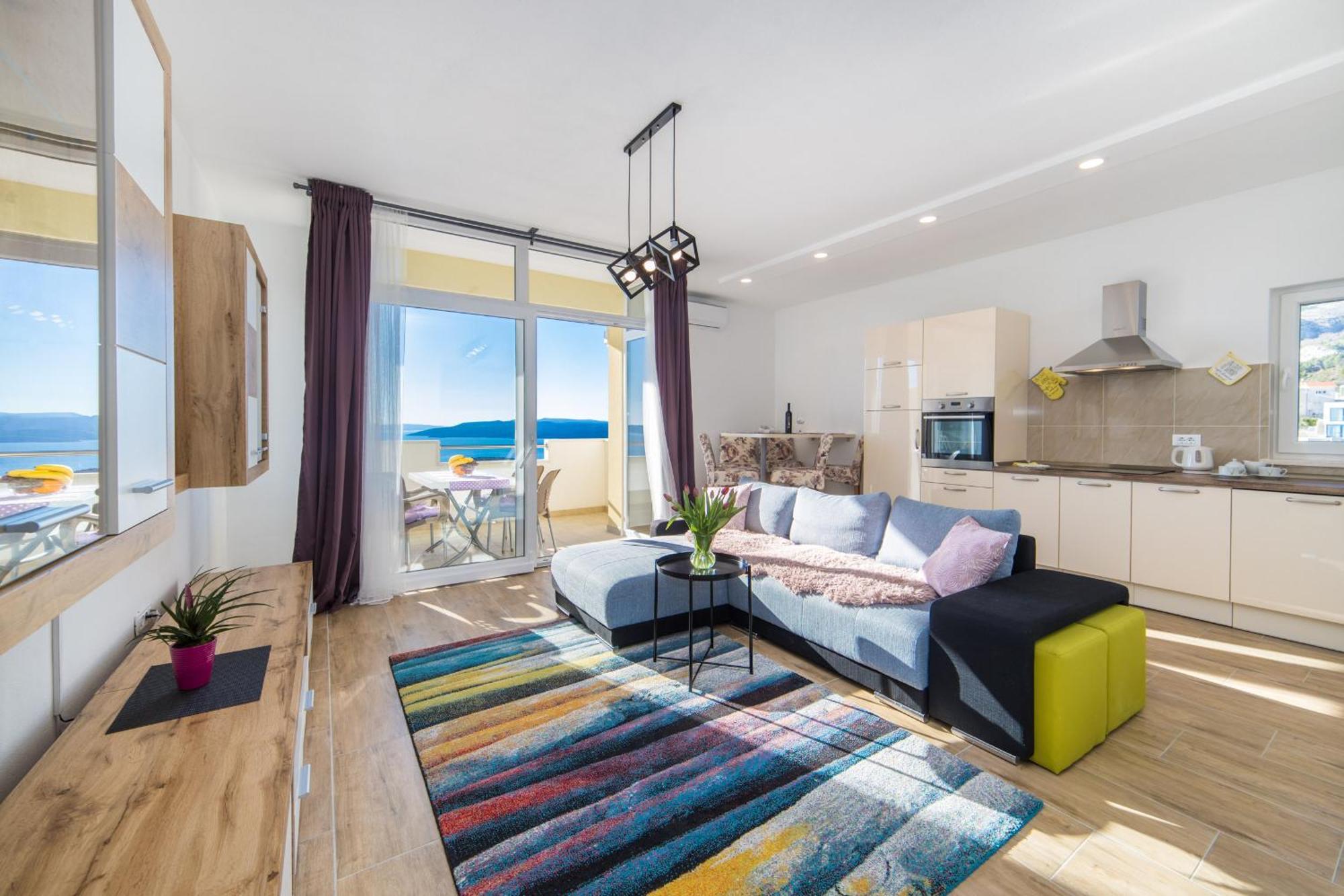 Apartment Biokovo Makarska Bagian luar foto