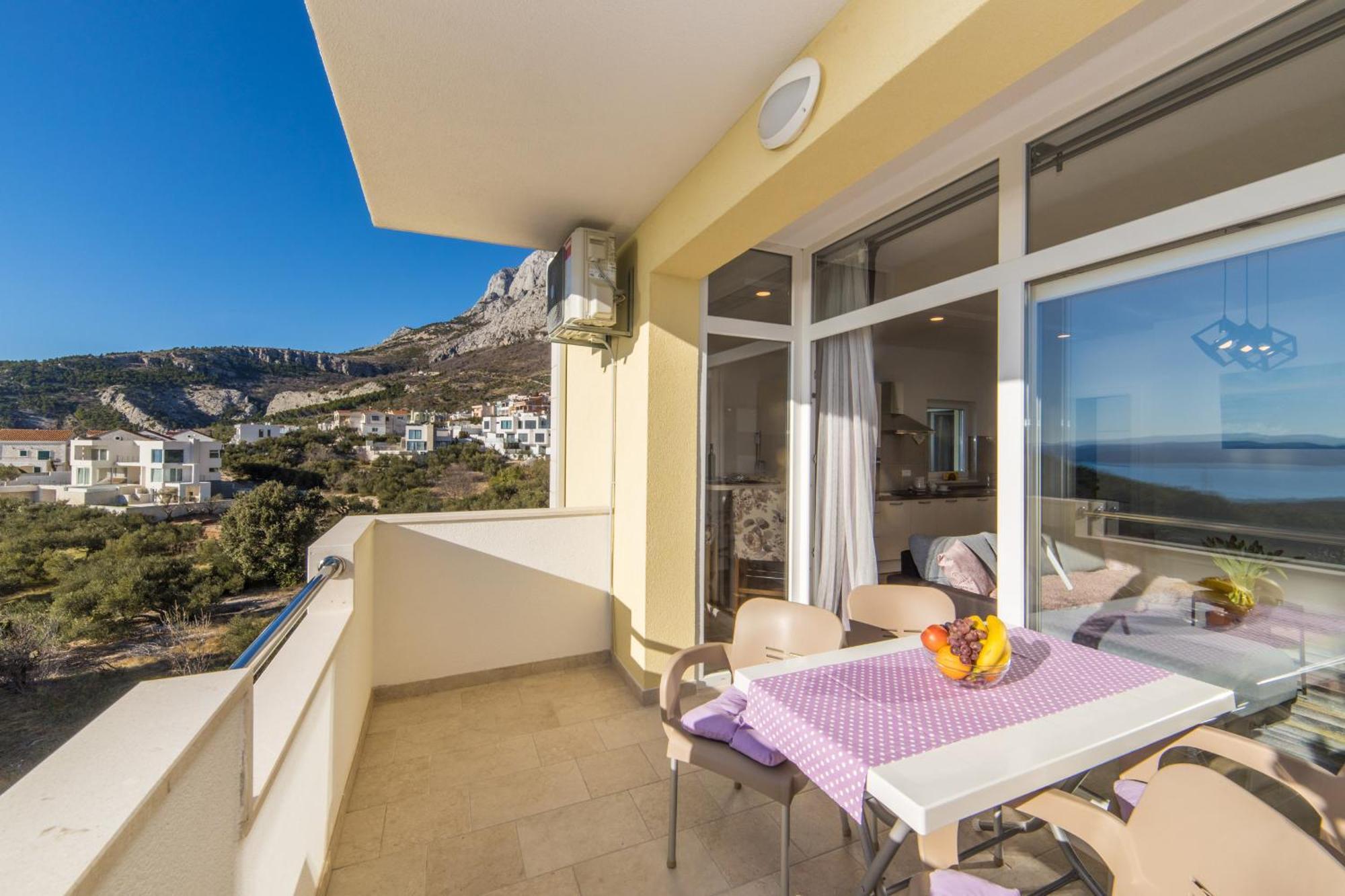 Apartment Biokovo Makarska Bagian luar foto