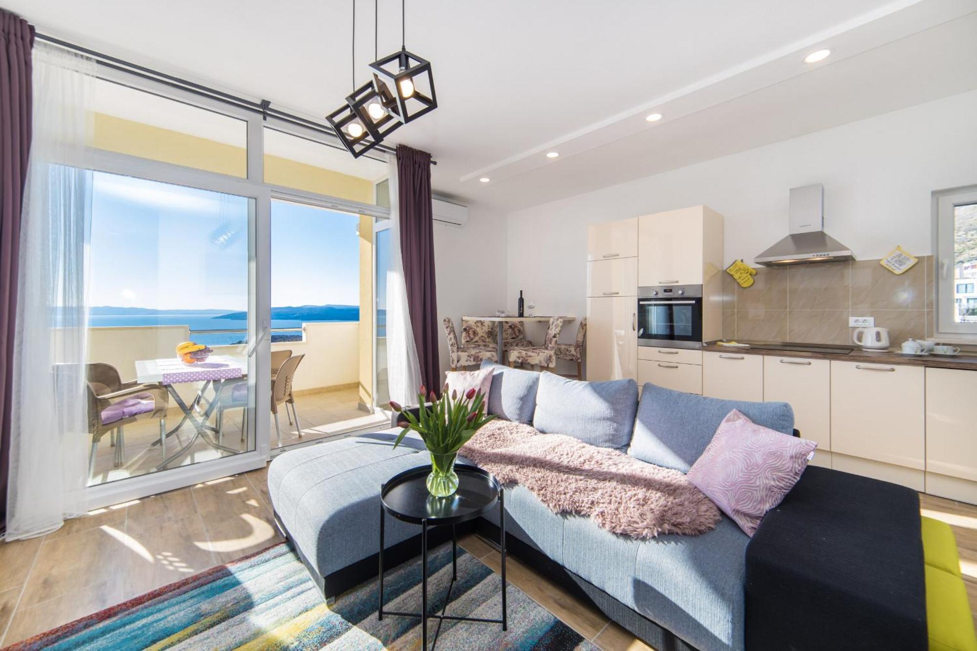 Apartment Biokovo Makarska Bagian luar foto